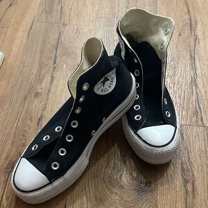 Converse Black and White High-Top Sneakers
